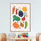 Eat Your Greens, Children’s Wall Art, Kids Cute Art, Sweet Nursery Picture, Cute Veggie Print, Present Baby Girl, Present for Little Girl