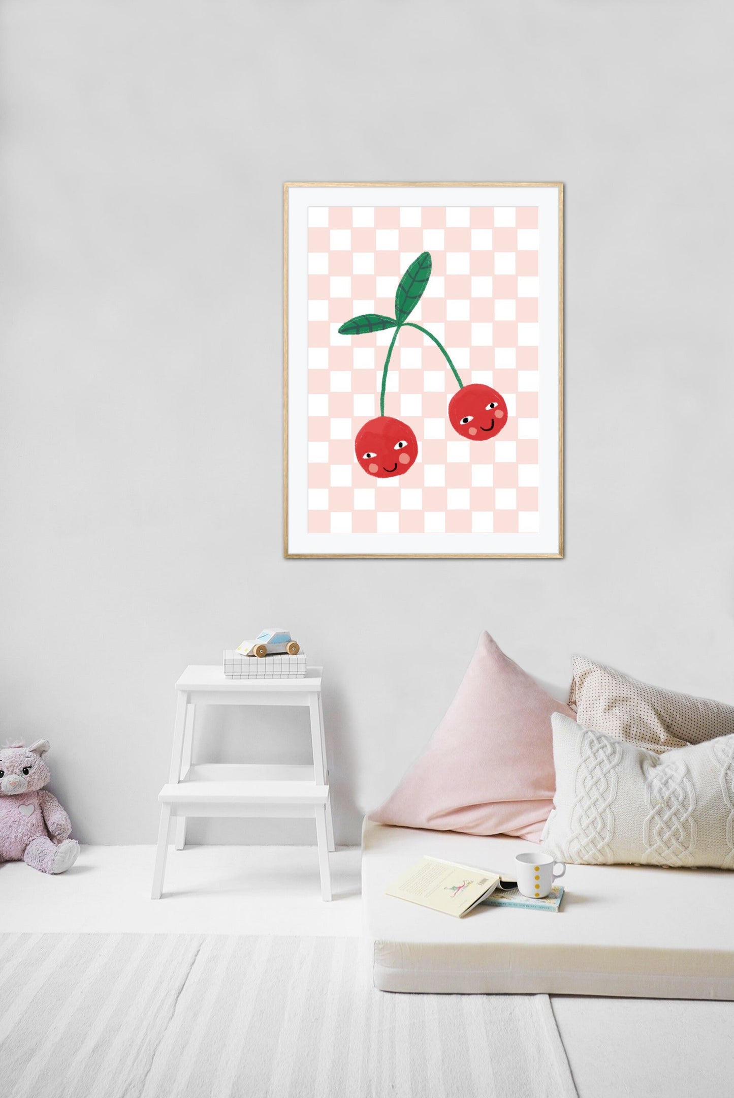 Happy Little Cherries | Unframed