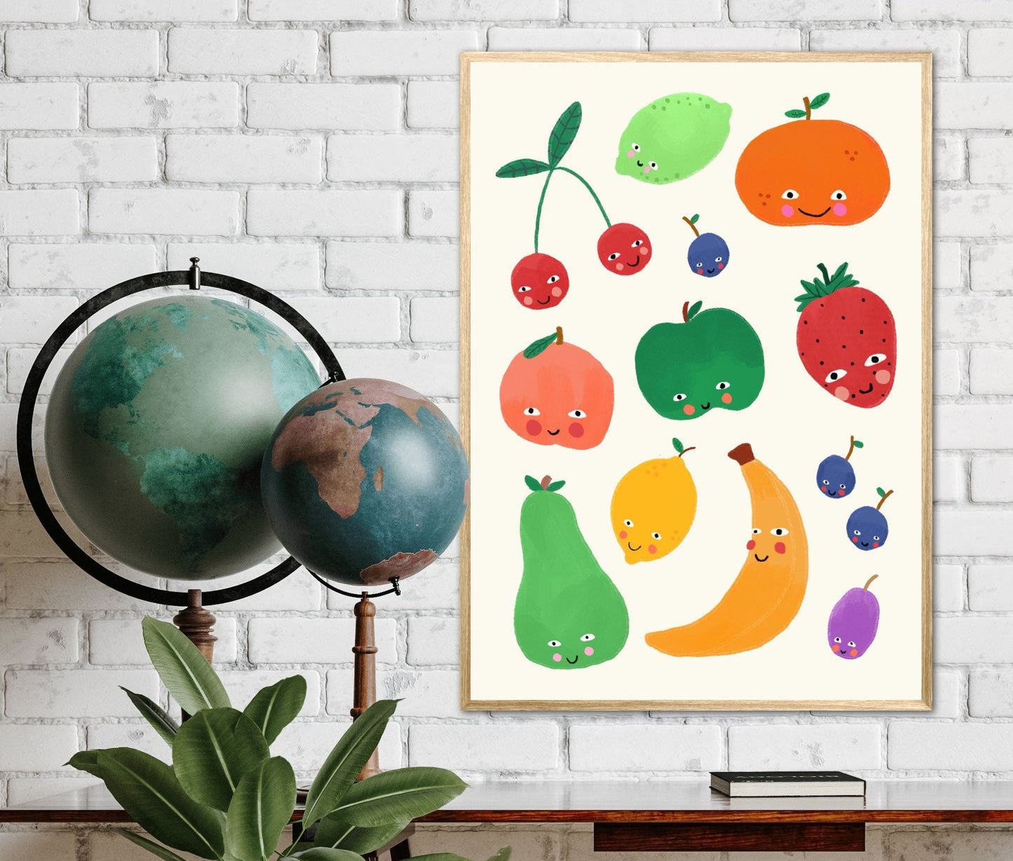 Fruity Friends | Unframed