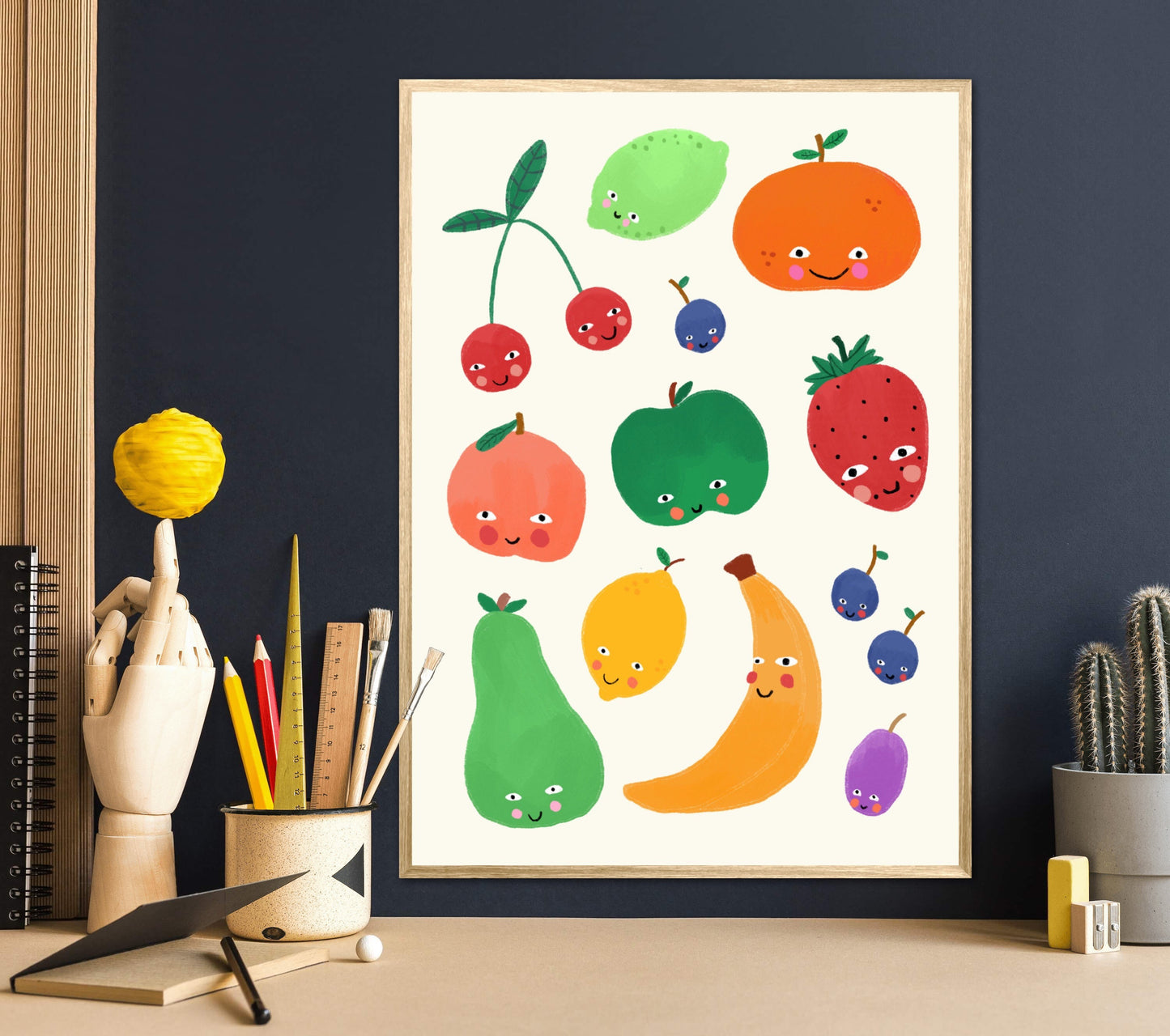 Fruity Friends | Unframed
