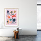 Under the Sea, kids cute ocean print, cute bathroom print, colourful bathroom print, Octopus print, hand drawn bathroom print, sea horse,