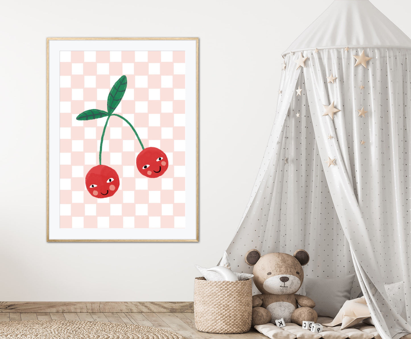 Happy Little Cherries | Unframed