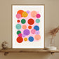 Smiley Face, Bright Happy Print, Colourful Kids Print, Teen Bedroom, Tween Bedroom, Girls art poster, bright colourful poster