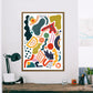 Abstract Shape Art / Abstract Print / Colourful Print / Modern Art / Living Room Print / French Print / Wall Art / Geometric Print / Snug