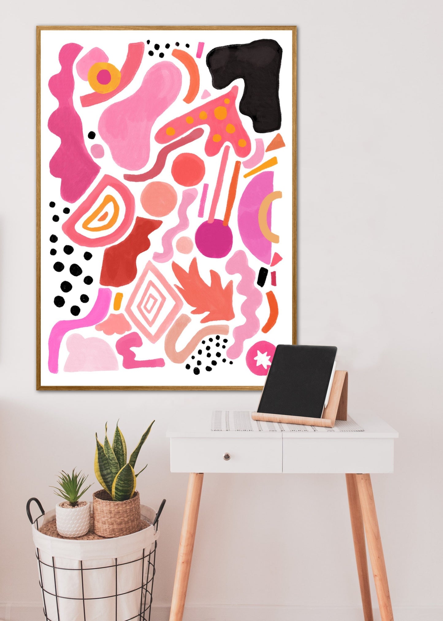 Pink Abstract | Unframed
