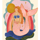 Rainbow Mermaid | Unframed
