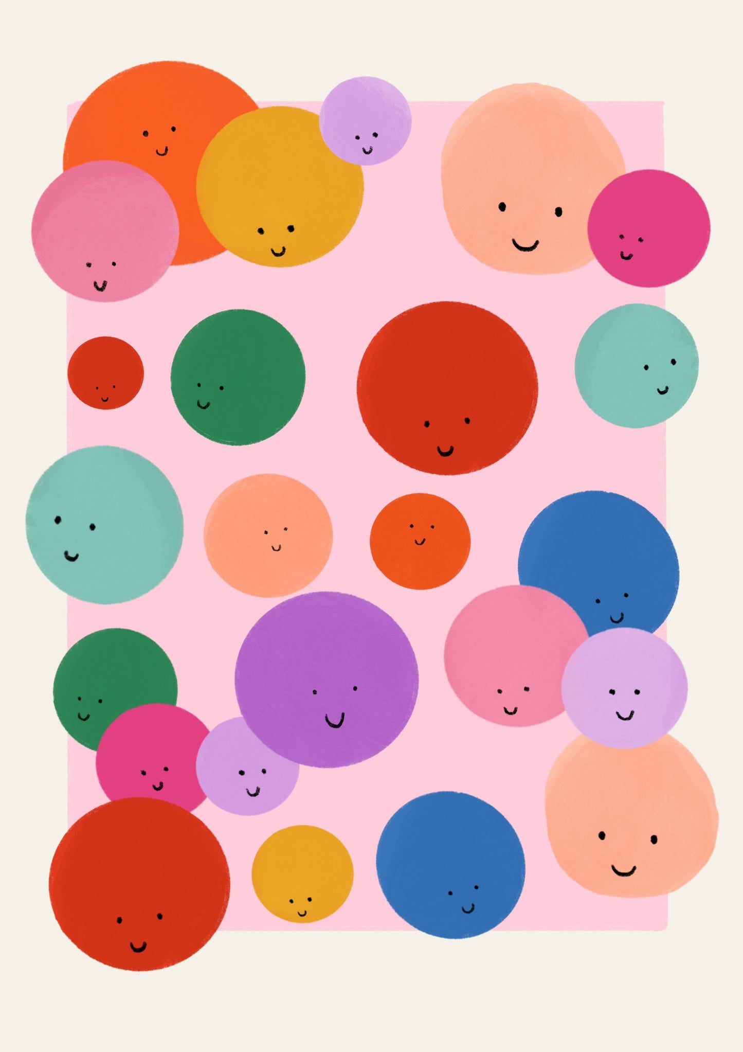 Smiley Faces | Unframed