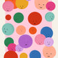Smiley Face, Bright Happy Print, Colourful Kids Print, Teen Bedroom, Tween Bedroom, Girls art poster, bright colourful poster
