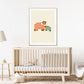 Mama Bear / Children’s Wall Art / Kids Prints / children’s Prints / Nursery / happy Print / play room / Wall Art / Kids Room / hand drawn
