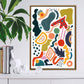 Abstract Shape Art / Abstract Print / Colourful Print / Modern Art / Living Room Print / French Print / Wall Art / Geometric Print / Snug