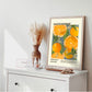 Sweet Orange / Orange Print / Fruit Print / Still Life / Summer Print / French Print / Fruit / Wall Art / Tropical Print / Botanical Print /