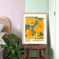 Sweet Orange / Orange Print / Fruit Print / Still Life / Summer Print / French Print / Fruit / Wall Art / Tropical Print / Botanical Print /
