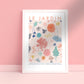 Le Jardin / Floral Print / Garden Print / Still Life / Kitchen Print / French Print / Flower / Wall Art / Botanical / Botanical Print /
