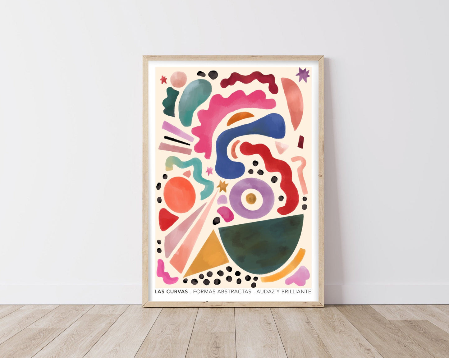 Las Curvas Abstract | Unframed
