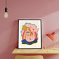 Rainbow Mermaid | Unframed