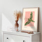 Night Moth, Insect Print, French, Vintage Art, Pink Print, Gallery Wall Print, Bedroom, A5, A4, A3, A2, A1, A0, Pink, Boho, Vintage Insect