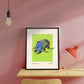 Lime Beetle | Unframed