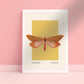Yellow Moth | Unframed
