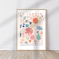 Le Jardin / Floral Print / Garden Print / Still Life / Kitchen Print / French Print / Flower / Wall Art / Botanical / Botanical Print /
