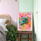 You Are So Lovely / Children’s Wall Art / Kids Prints / children’s Prints / Nursery / happy Print / play room / Wall Art / Kids Room / happy
