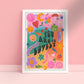 You Are So Lovely / Children’s Wall Art / Kids Prints / children’s Prints / Nursery / happy Print / play room / Wall Art / Kids Room / happy