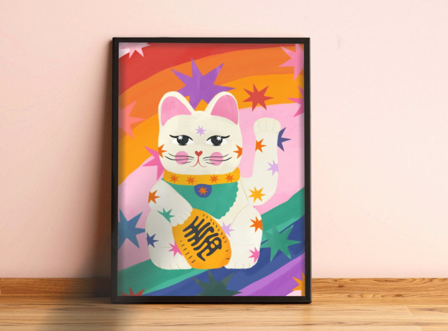 Lucky Cat | Unframed