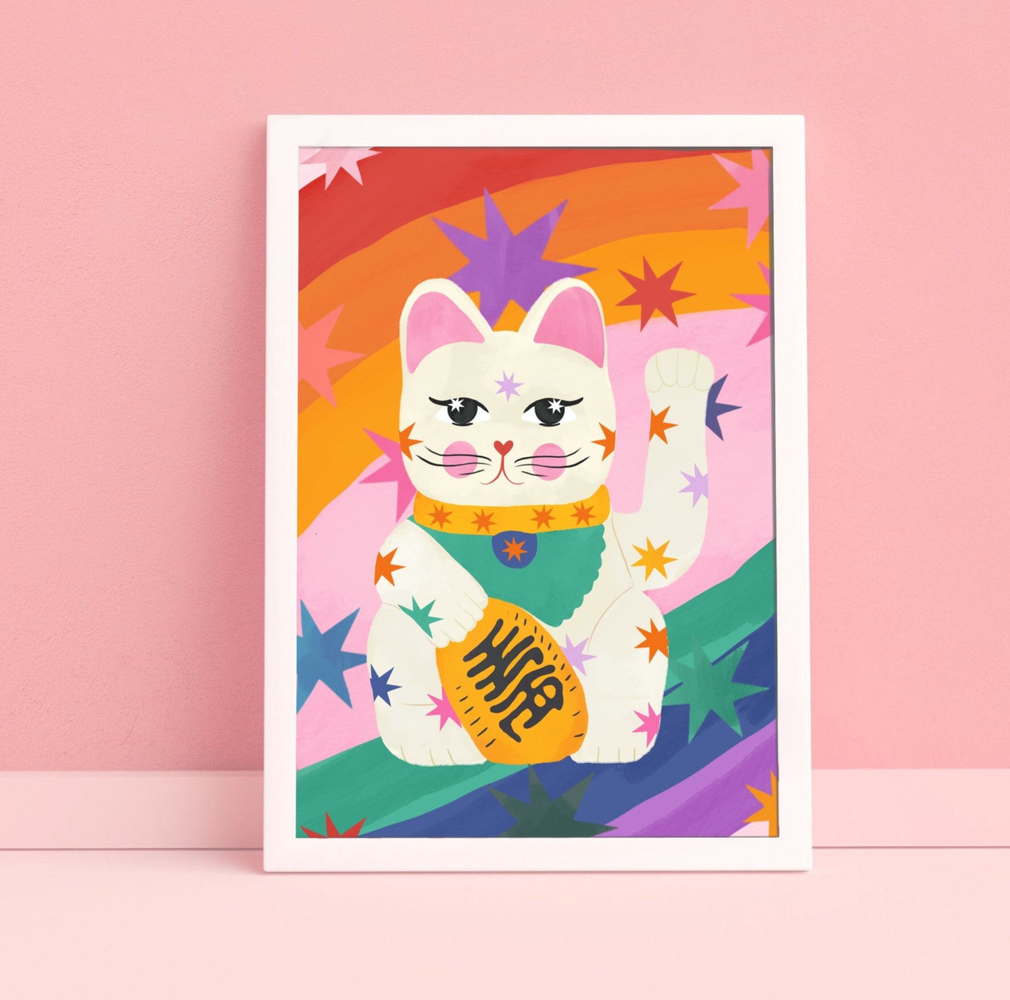 Lucky Cat | Unframed