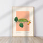 Bug Art, Insect Print, French, Vintage Art, Bright Print, Gallery Wall , Bedroom, A5, A4, A3, A2, A1, A0, Warm Colours, Boho, Vintage