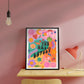 You Are So Lovely / Children’s Wall Art / Kids Prints / children’s Prints / Nursery / happy Print / play room / Wall Art / Kids Room / happy