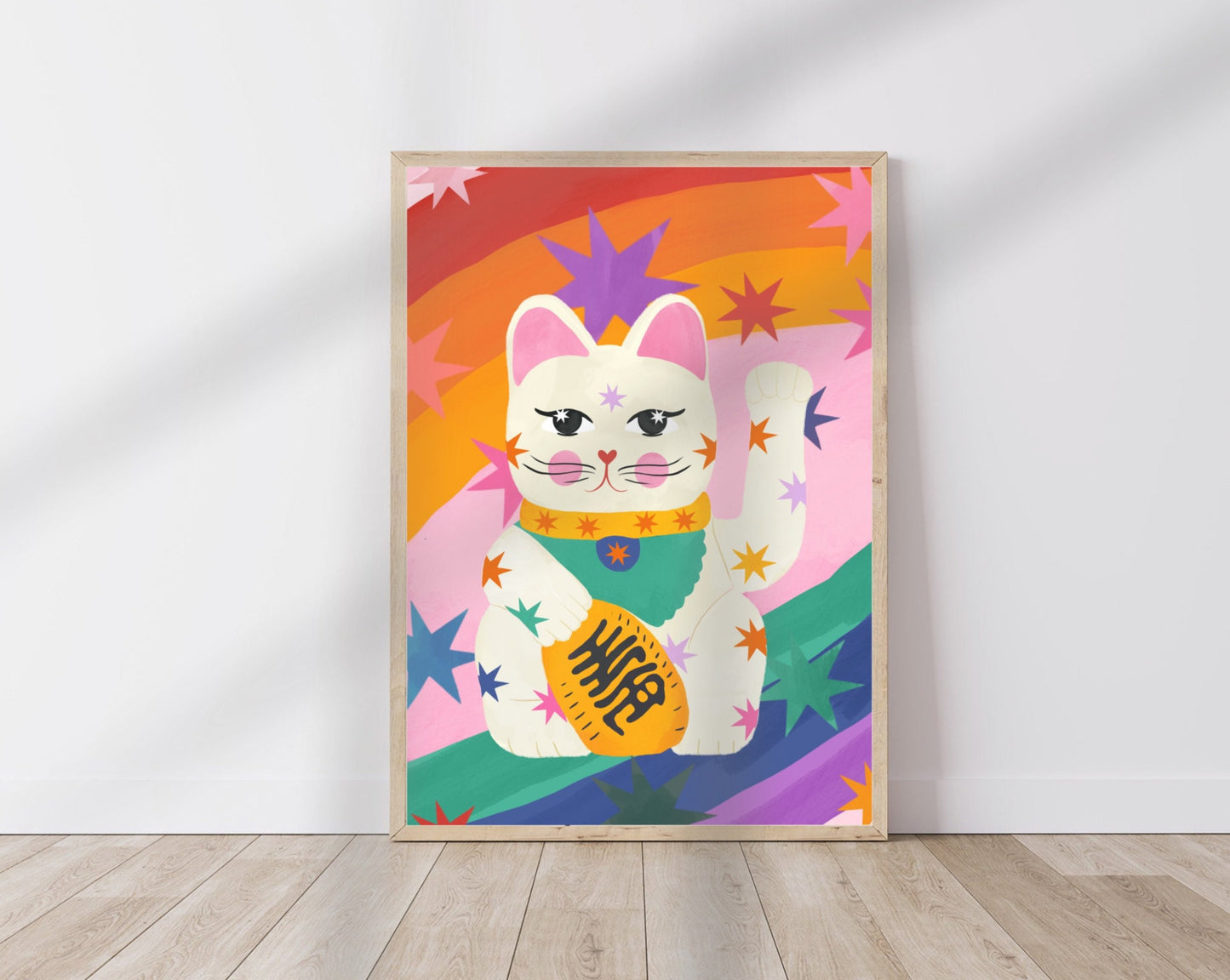 Lucky Cat | Unframed