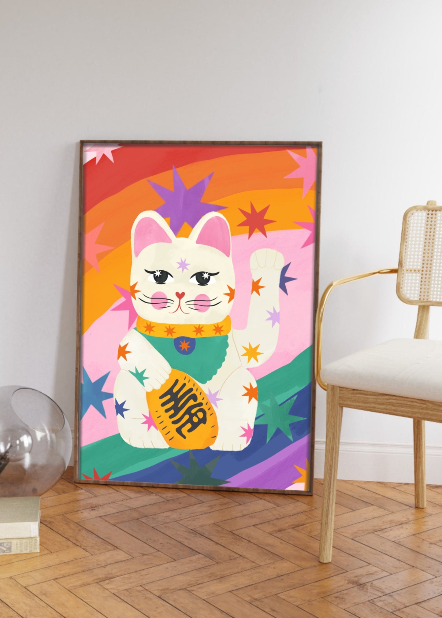 Lucky Cat | Unframed
