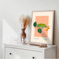 Bug Art, Insect Print, French, Vintage Art, Bright Print, Gallery Wall , Bedroom, A5, A4, A3, A2, A1, A0, Warm Colours, Boho, Vintage