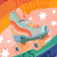 Rainbow Rollerskate | Unframed
