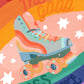 Bright Funky Kids Print, Kids Rainbow Room, Kids Art Prints, Fun Art Print, Colourful Rainbow Poster, A5, A4, A3 Kids Wall Art,