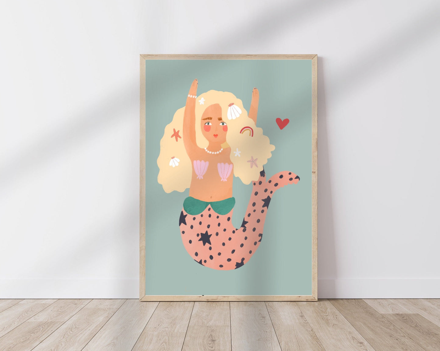 Cute Mermaid | Unframed