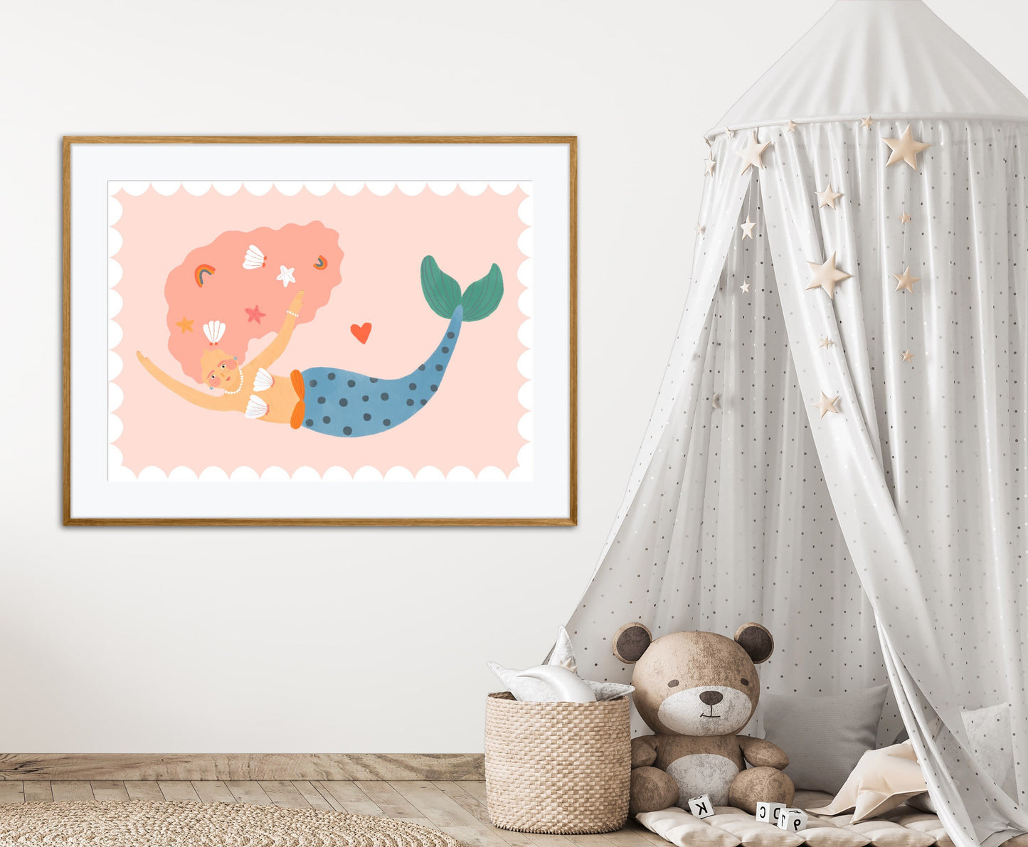 Beautiful Mermaid | Unframed