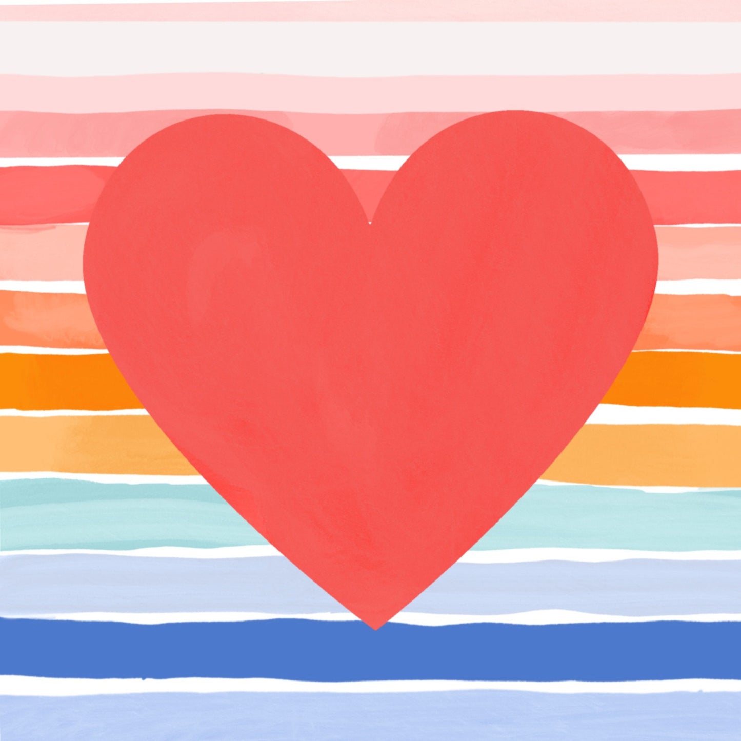 Rainbow Heart | Unframed