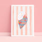 Sweet Shell / shell Print / beach Print / Still Life / Bathroom Print / French Print / shell / Wall Art / shells / Botanical Print / beach