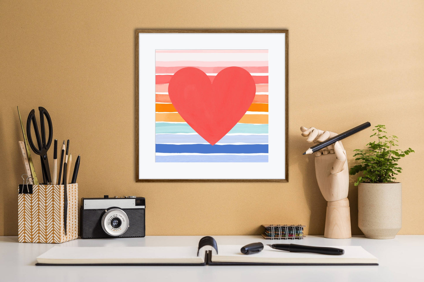 Rainbow Heart | Unframed