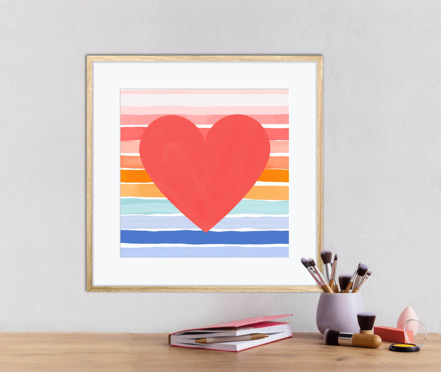 Rainbow Heart | Unframed