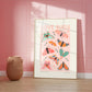 Love Bugs / Butterfly Art Print / Love Art Print / Pink Art / Gallery Wall Art / Gallery Print / Kitchen Art / Bedroom Art
