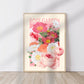 Rose Garden Print, Flower Bouquet Print, French Art Print, Floral Print, Botanical Print, Bedroom, A5, A4, A3, A2, A1, A0, Cream, Pastel,