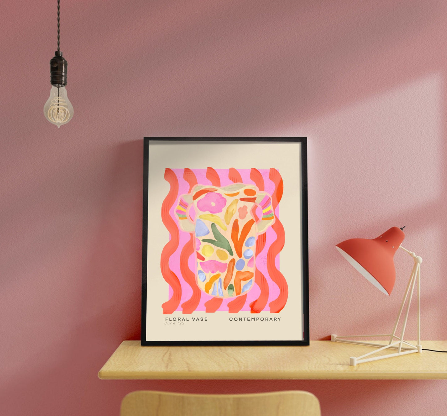 Squiggly Vase | Unframed