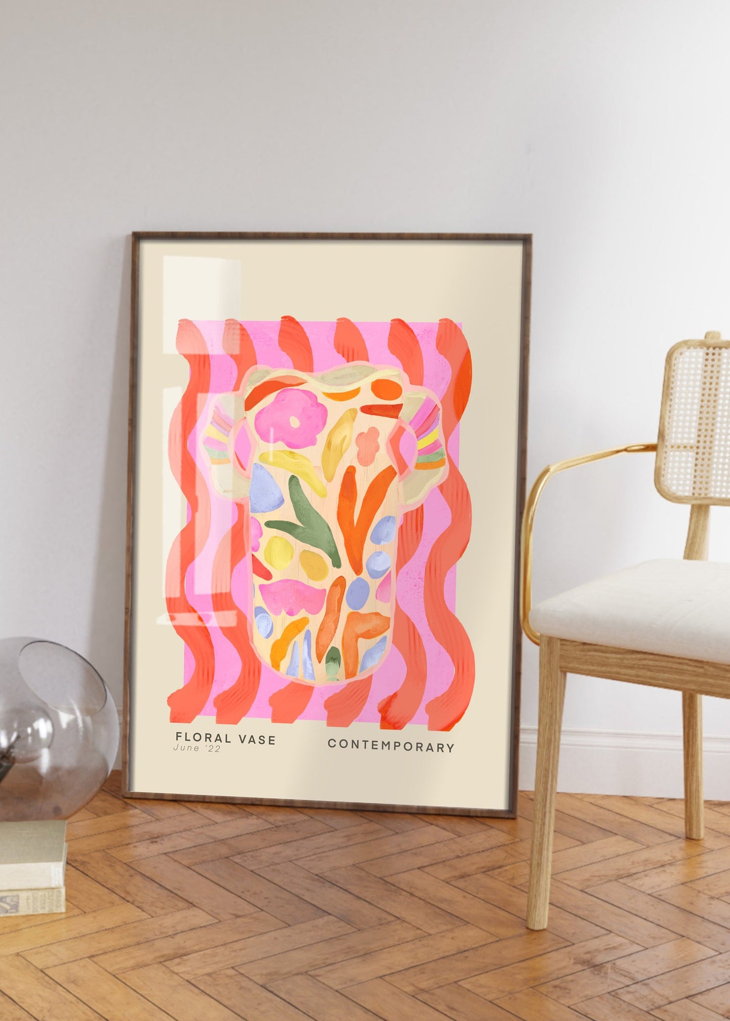 Squiggly Vase | Unframed