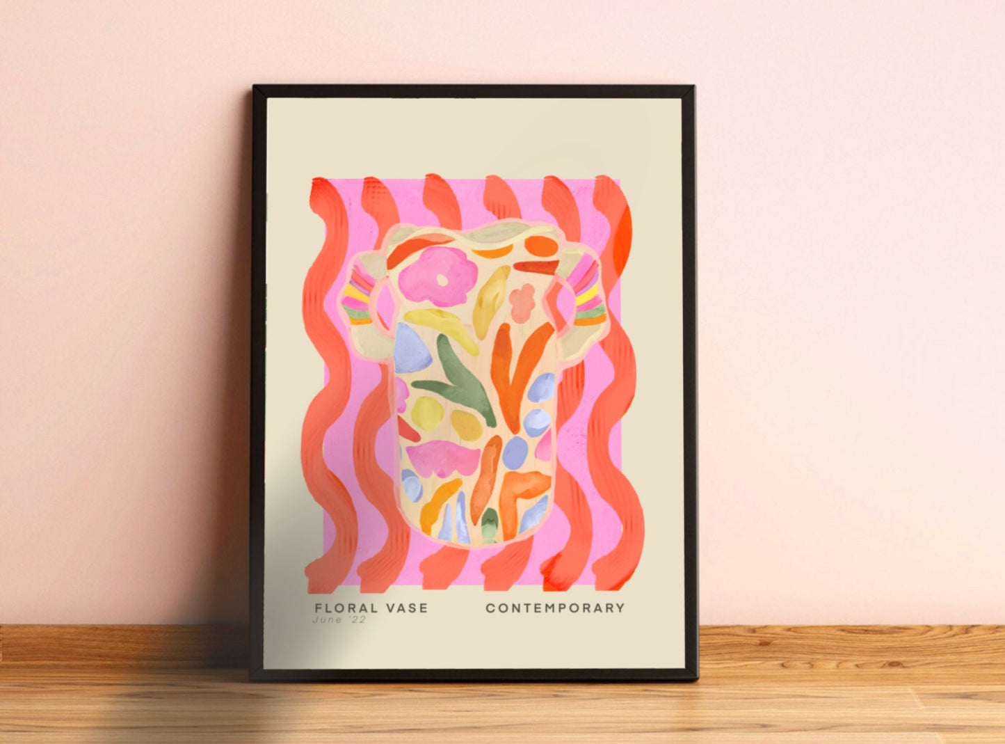 Squiggly Vase | Unframed