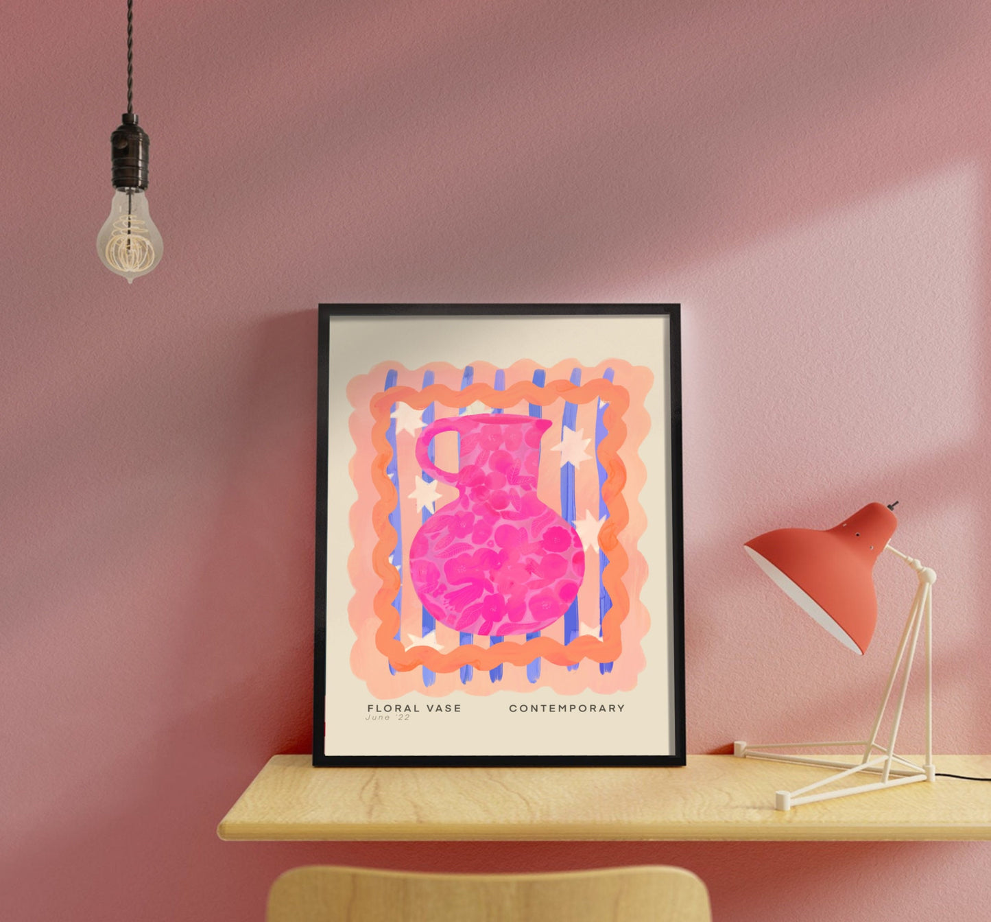 Pink Vase | Unframed