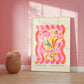 Squiggly Vase | Unframed