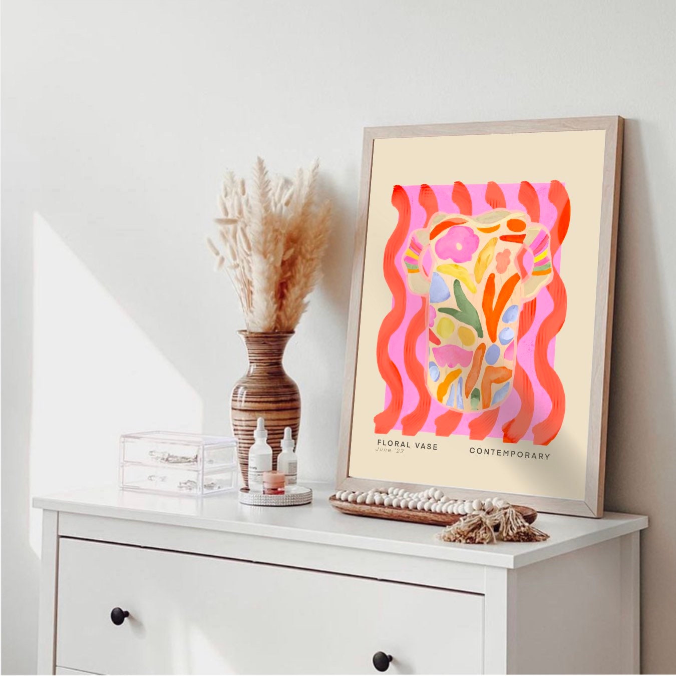 Squiggly Vase | Unframed