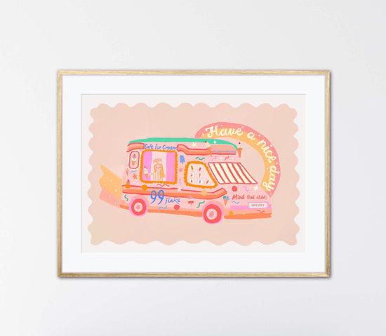 Ice Cream Van | Unframed