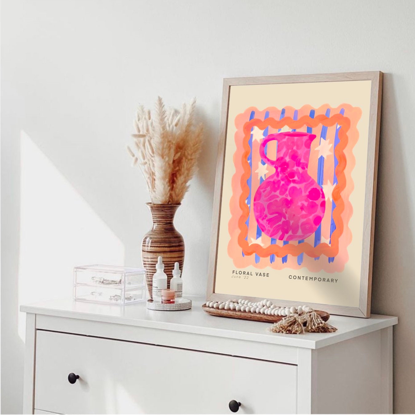Pink Vase | Unframed